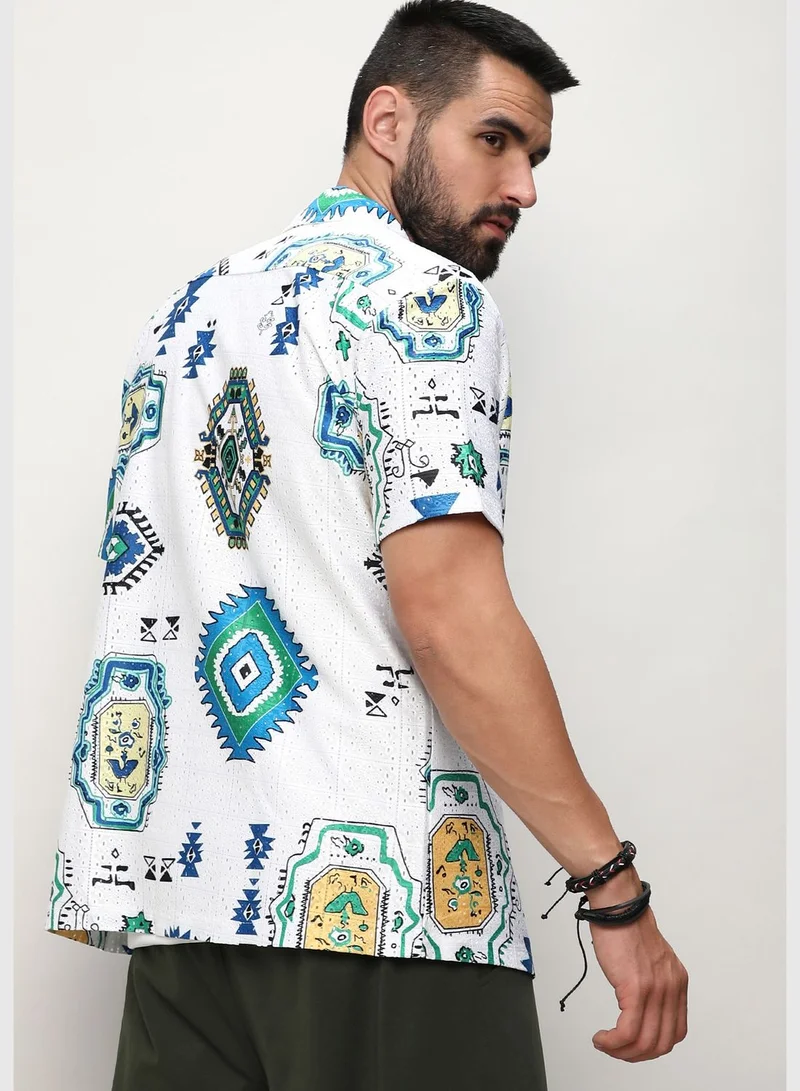 Campus Sutra Printed Shirt