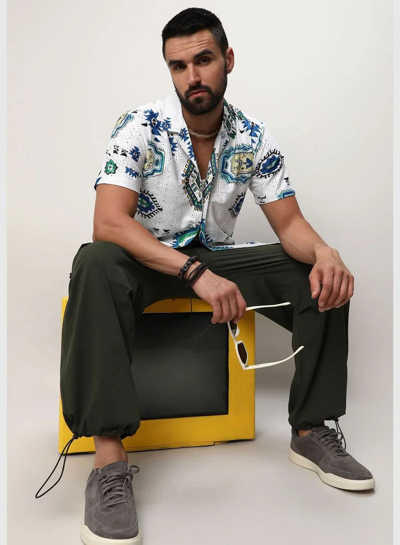 Campus Sutra Printed Shirt