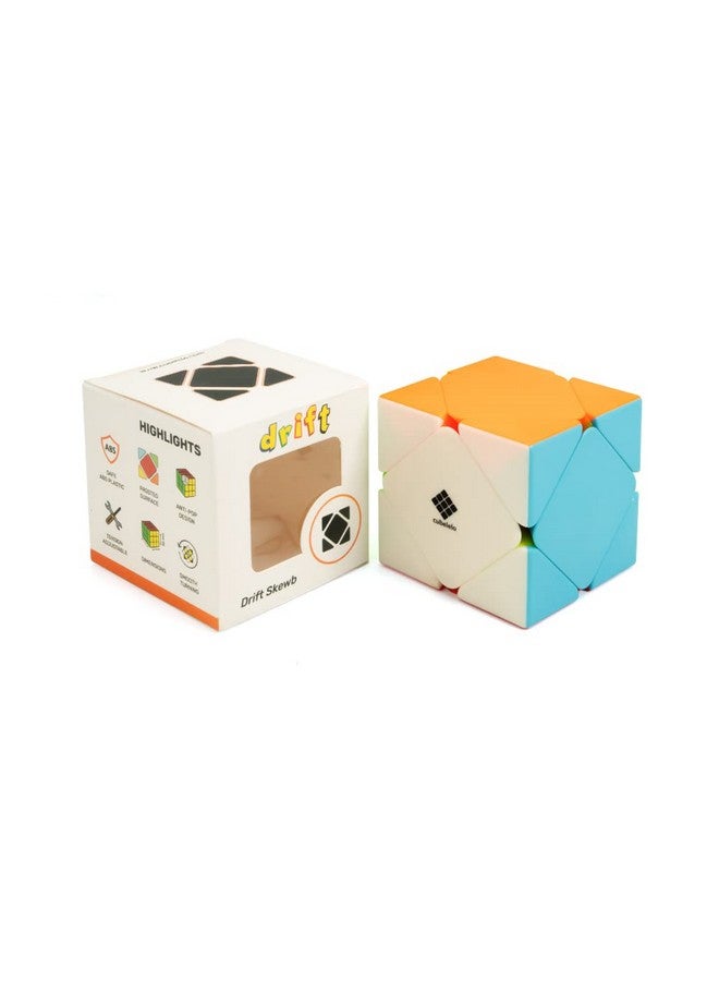 Cubelelo Drift Skewb Stickerless Speedcube Puzzle For Kids & Adults | Fast & Smooth Stress Buster | Brain-Boosting Challenge For Kids And Adults (Multicolour) - Image 4