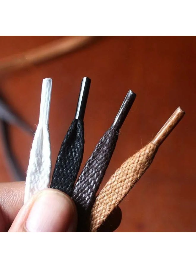 Flat cotton shoelaces for men's and women's boots and sneakers - Image 5