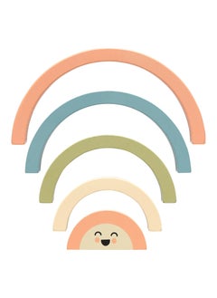 pearhead Wooden Stacking Toy, Rainbow  - Image 2