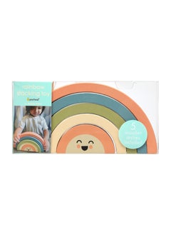 pearhead Wooden Stacking Toy, Rainbow  - Image 3