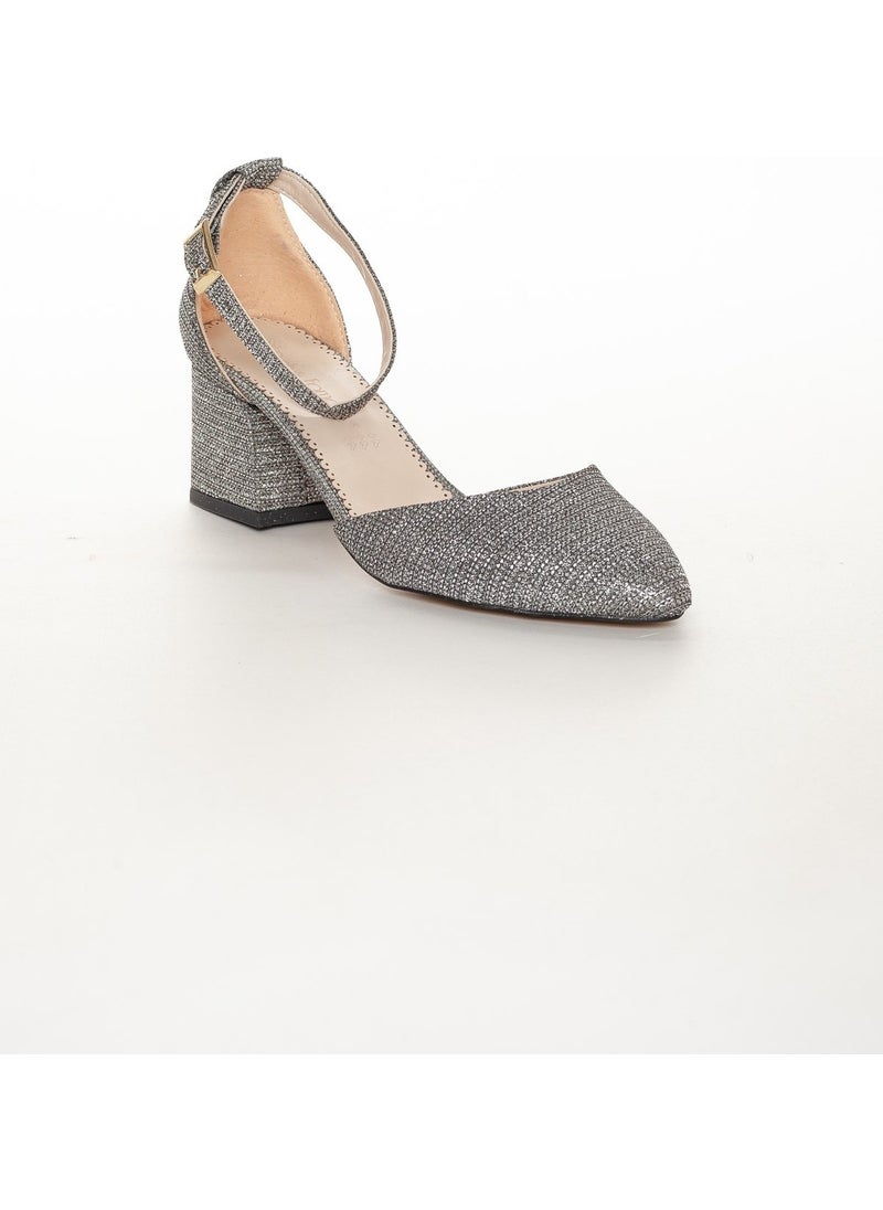 Dilimler Ayakkabı Slices Shoes Helmet Platinum Women's Heeled Shoes  - Image 3