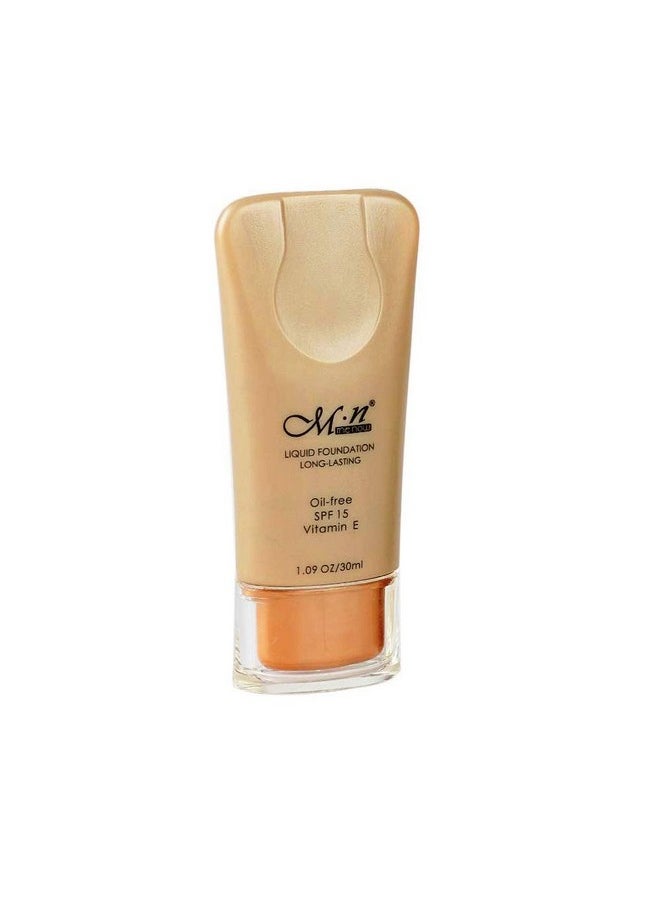 Me Now Now Liquid Foundation Long Lasting Spf 15 Vitamin E Oil-Free, 30 Ml  - Image 1