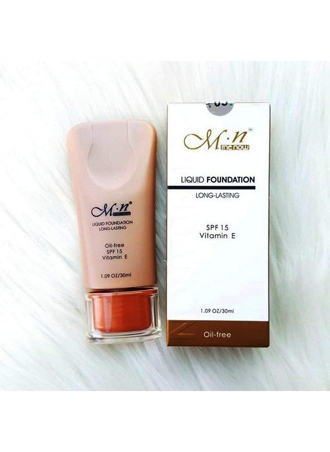 Me Now Now Liquid Foundation Long Lasting Spf 15 Vitamin E Oil-Free, 30 Ml  - Image 3