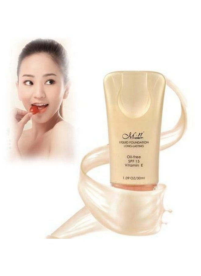 Me Now Now Liquid Foundation Long Lasting Spf 15 Vitamin E Oil-Free, 30 Ml  - Image 2