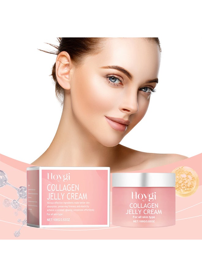 Hoygi - HOYGI collagen jelly cream, gently cleans facial pores, moisturizes, nourishes and brightens the gel mask cream - Image 1