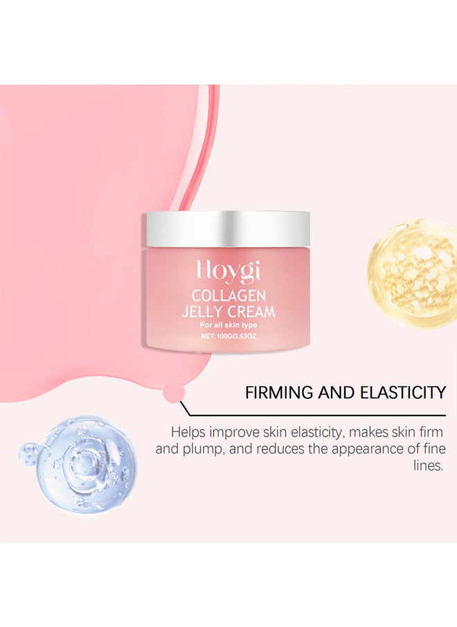Hoygi - HOYGI collagen jelly cream, gently cleans facial pores, moisturizes, nourishes and brightens the gel mask cream - Image 1