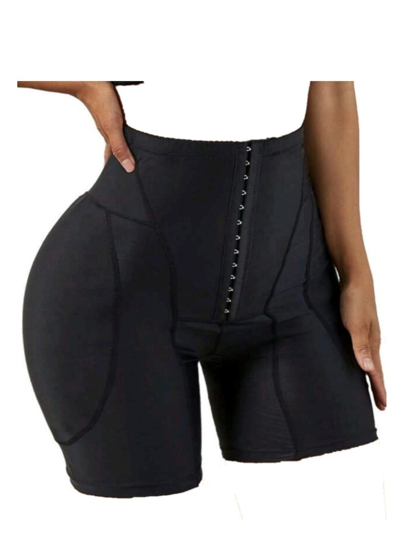 Generic - Corset With Side Sponge Pads and Front Control for Abdominal Compression, Black - Image 1