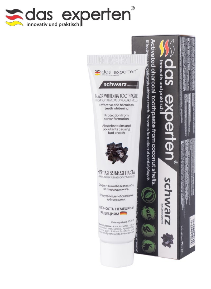Das experten whitening charcoal toothpaste SCHWARZ  - Image 4