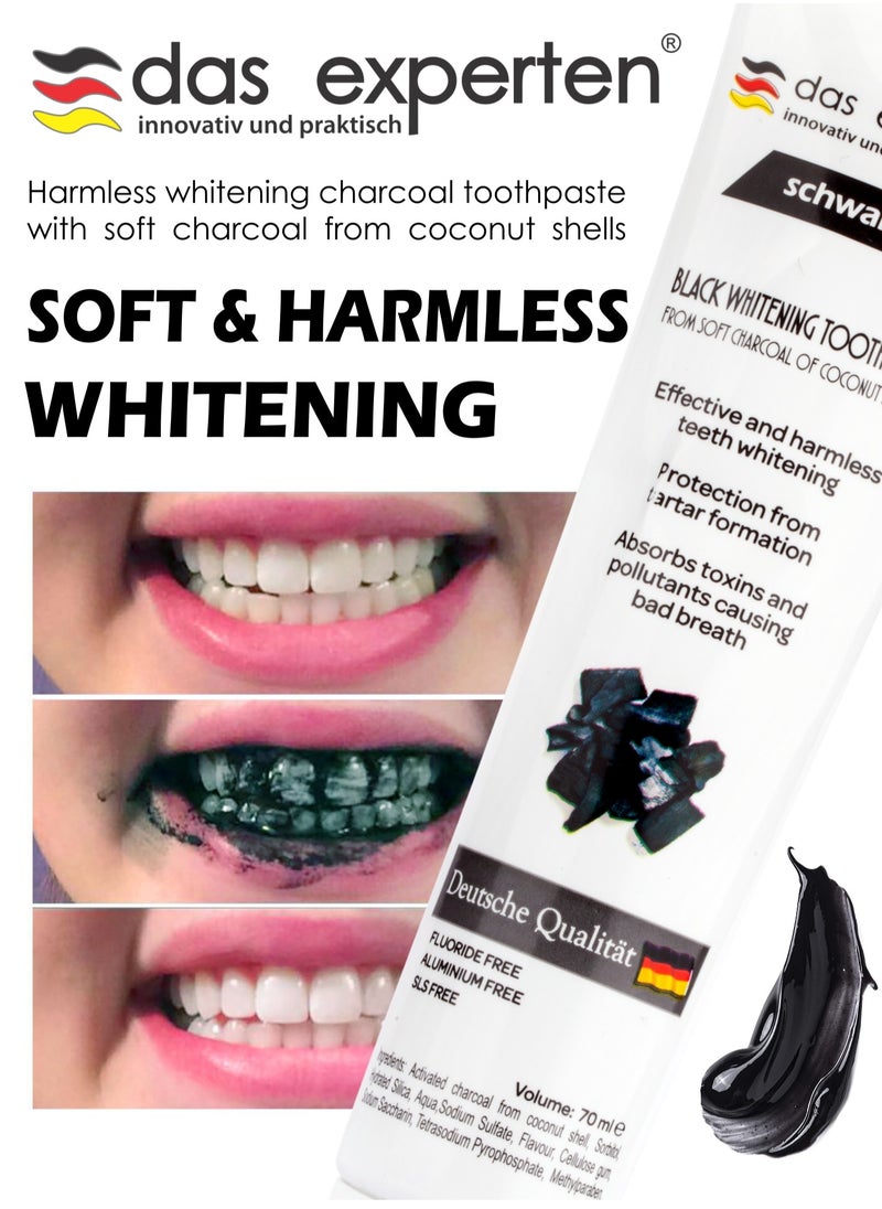 Das experten whitening charcoal toothpaste SCHWARZ  - Image 1