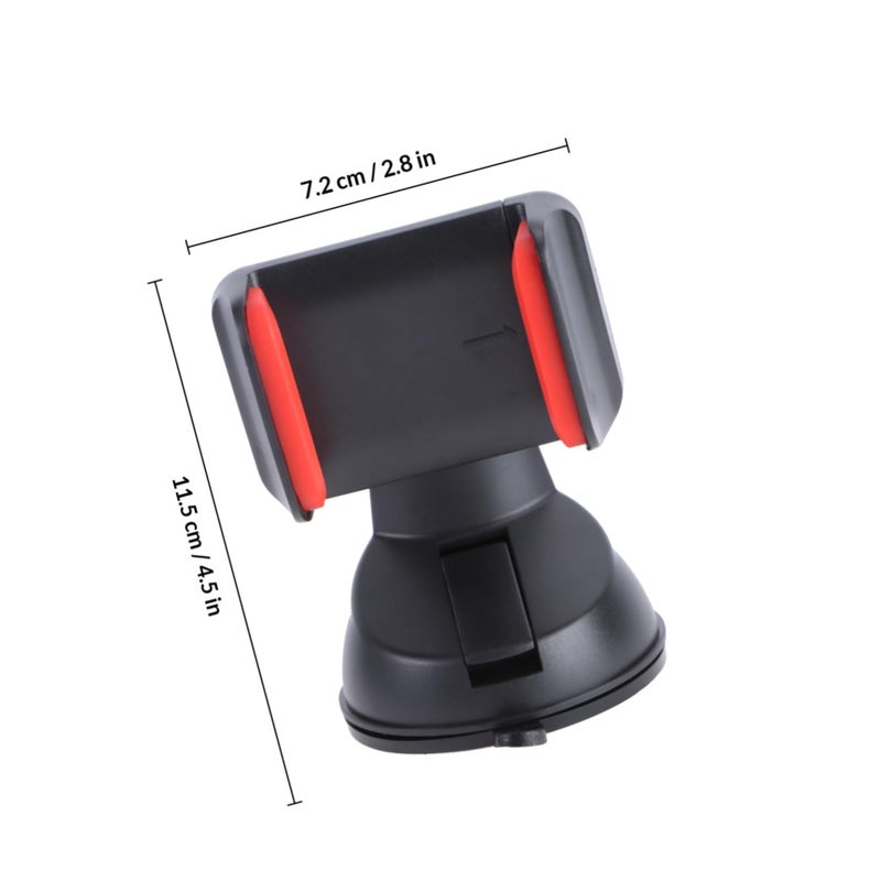 Rotatable Car Phone Holder With Strong Suction Base For Stable Navigation Black Grey - Image 3