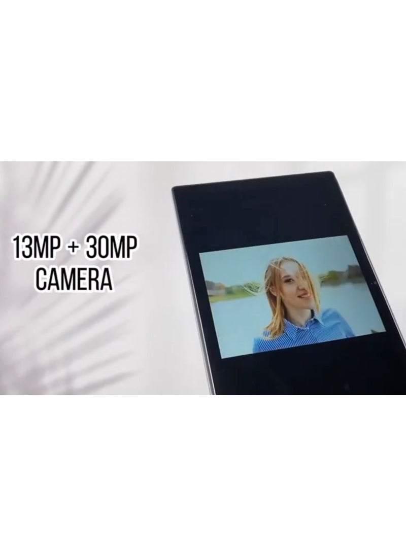 10.1 -Inch Smart Tablet U25 PRO Android 13 Tablet With 1TB Storage and 16GB RAM Quad Core Wi-Fi LTE Dual Sim with Smartwatch and Gifts - Black
