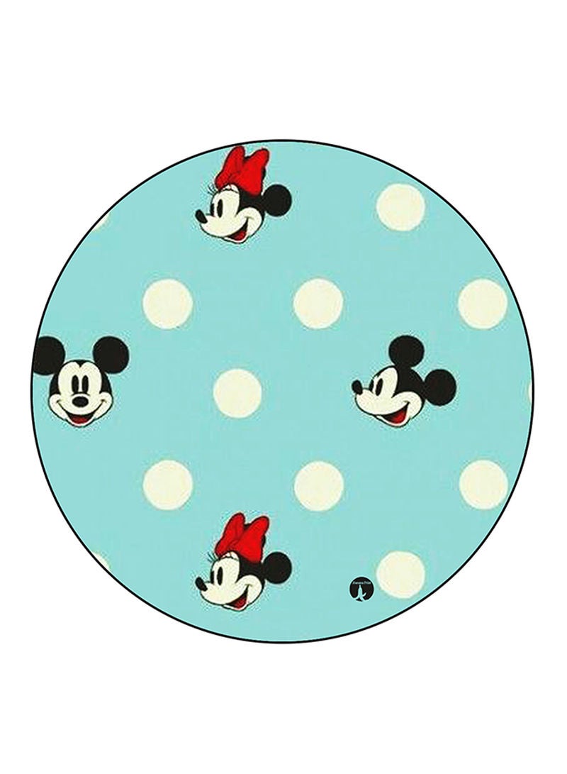 RKN Disney Printed Mouse Pad  Round  Multicolour