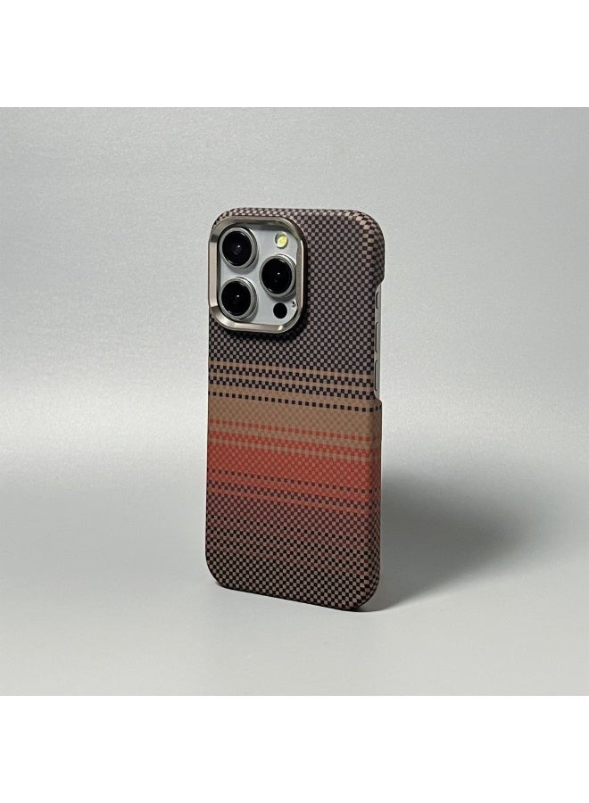 SHOPI iPhone 16 Pro Max Magnetic Carbon Fiber Case – Ultra-Thin Woven Texture Protective Cover with MagSafe Support & Anti-Slip Grip - Image 1