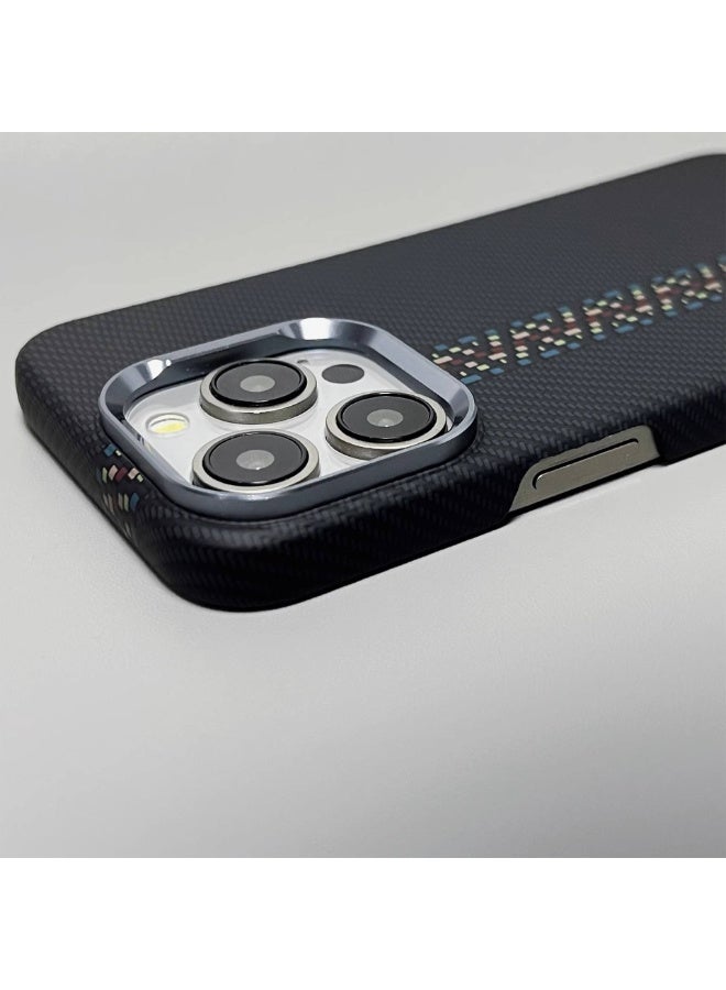 SHOPI iPhone 16 Pro Max Magnetic Carbon Fiber Case – Ultra-Thin Woven Texture Protective Cover with MagSafe Support & Anti-Slip Grip - Image 4