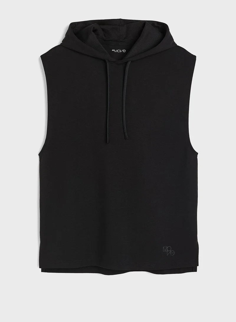 H&M Drymove™ Drawstring Hoodie