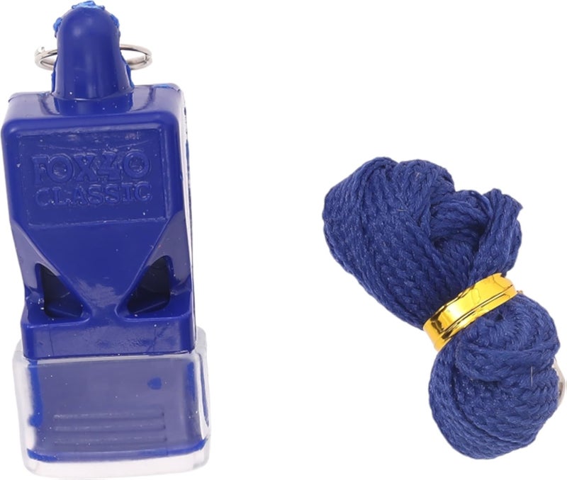 Plastic Whistle For Sports Training Referee -10x8 Blue