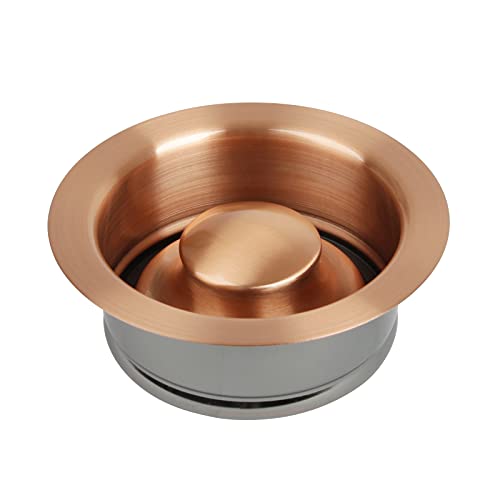 Akicon Kitchen Sink Copper Finish Garbage Disposal Flange Stopper, One Size Disposal Rim, Fit 3-1/2 Inch Standard Sink Drain Hole - Image 1