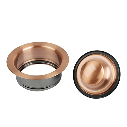 Akicon Kitchen Sink Copper Finish Garbage Disposal Flange Stopper, One Size Disposal Rim, Fit 3-1/2 Inch Standard Sink Drain Hole - Image 2
