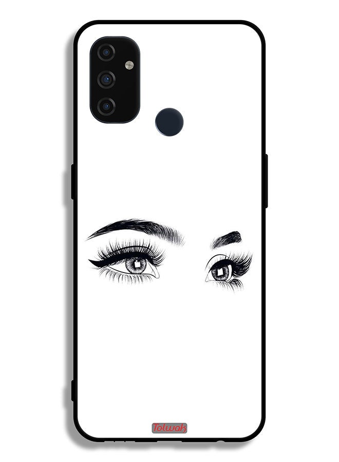 Tolwak OnePlus Nord N100 Protective Case Cover Eyes Art - Image 2