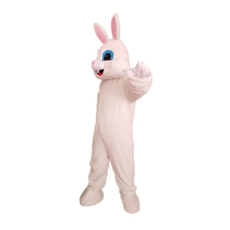 MatGui Adult Party Easter Bunny Costume Plush Rabbit Bunny Mascot Costume - Image 2