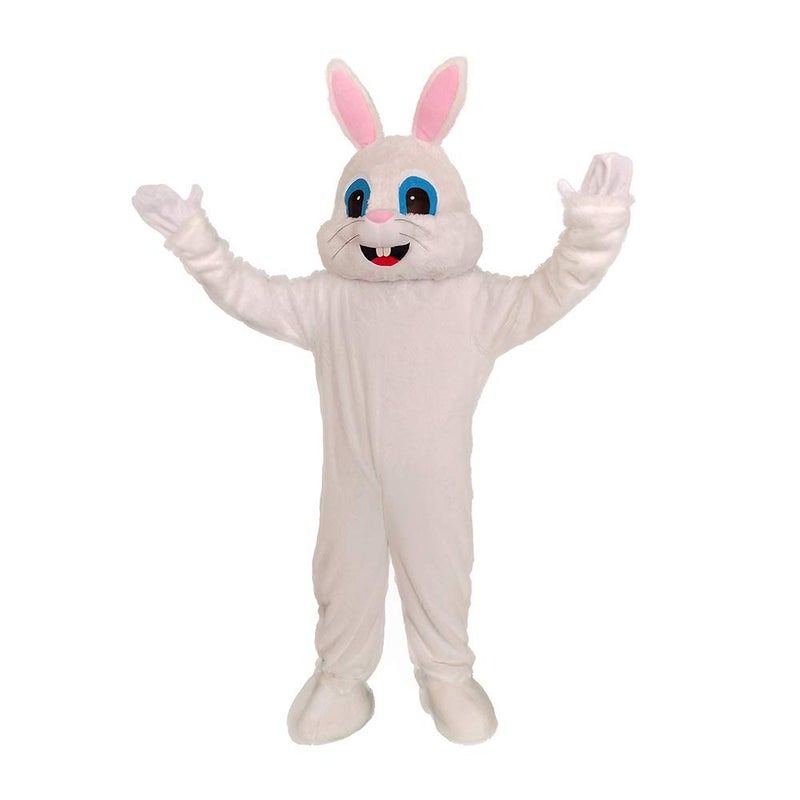 MatGui Adult Party Easter Bunny Costume Plush Rabbit Bunny Mascot Costume - Image 1