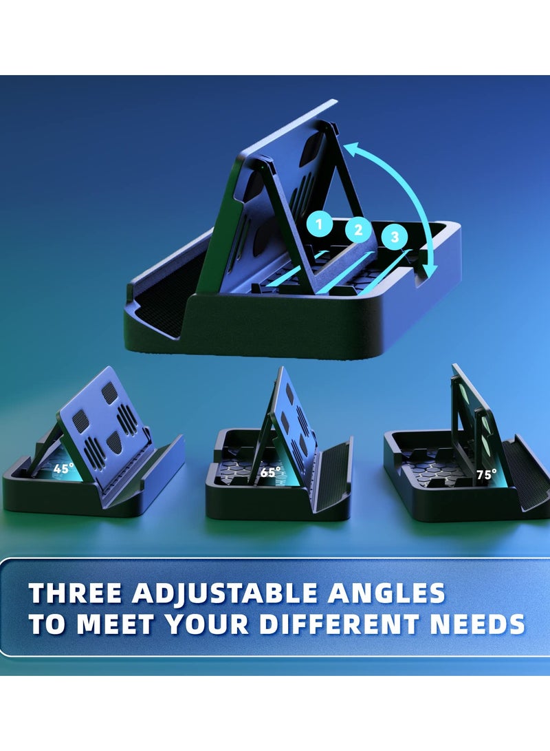 Excefore Upgraded Foldable Stand Base for Steam Deck/ROG Ally, Adjustable & Portable with Anti-slip Silicone Pad - Dock Accessories for Steam Deck/ROG Ally - Image 3
