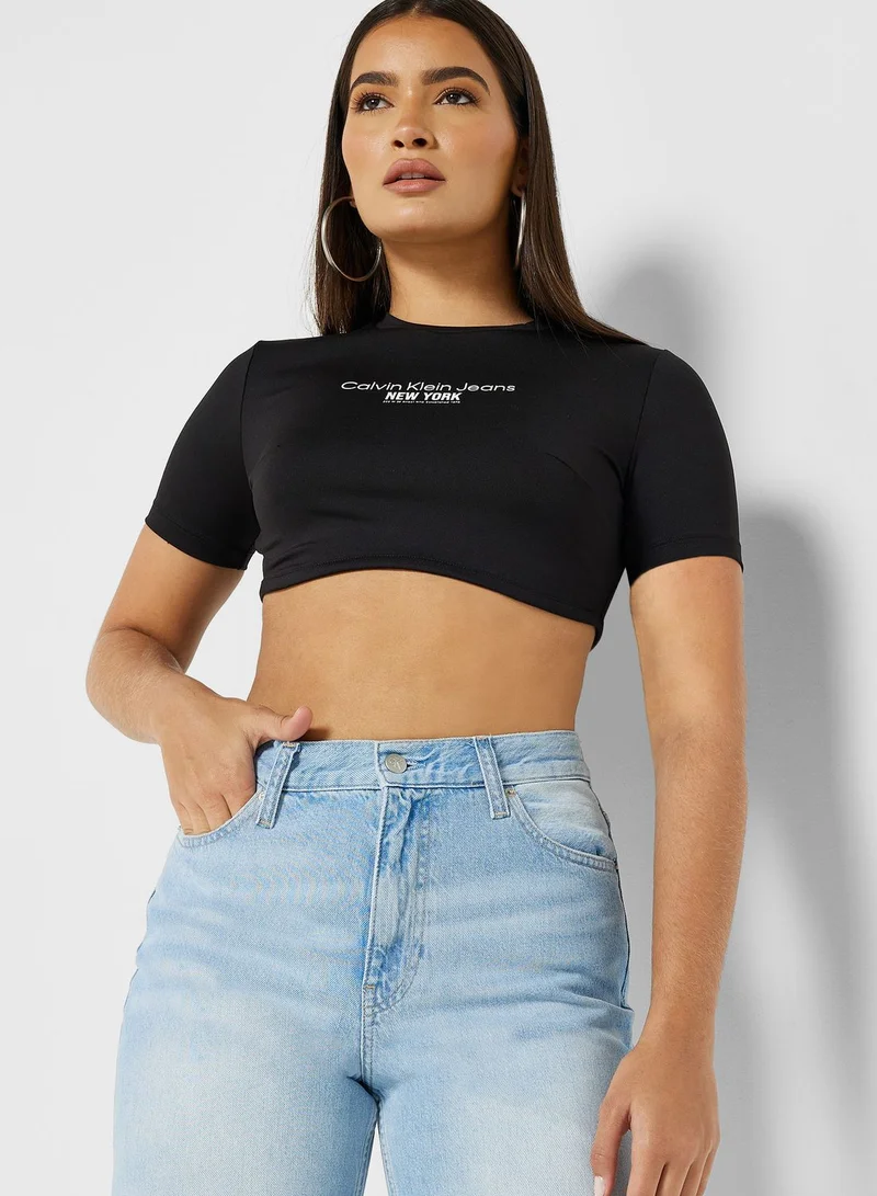 Calvin Klein Jeans Crew Neck Logo T-Shirt
