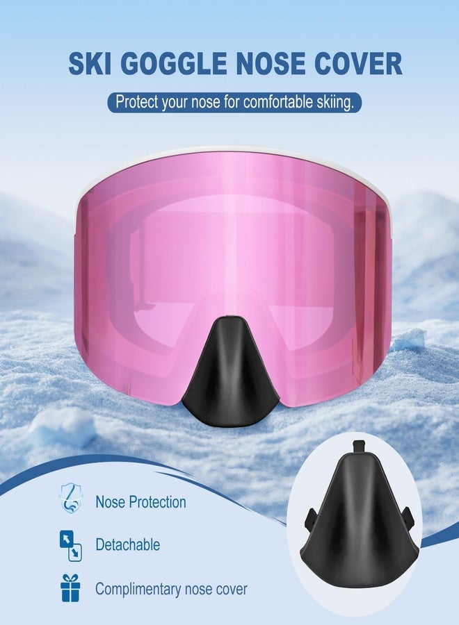 EXP VISION Ski/Snowboard Goggles, Magnetic Lens Snow Goggles with Anti-Fog & UV400 Protection for Men & Women - Image 5