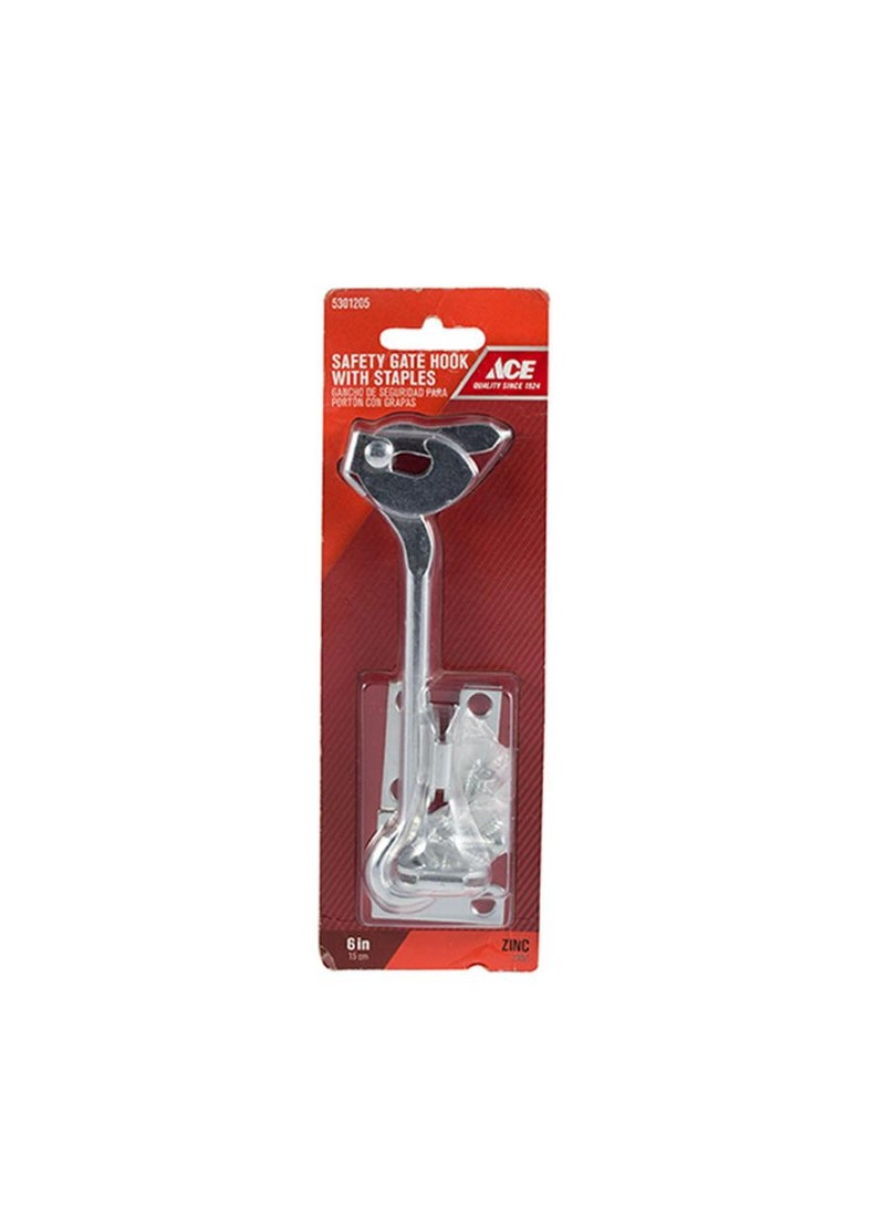ACE Safety Hook With Plate Staples 15 Cm 