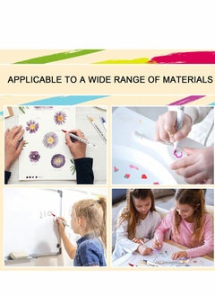 KASTWAVE Magical Water Painting Pen, 12 Colors Double Ended, Water Painting Floating Marker Pen, Magical Water Floating Pen, Erasing Whiteboard Marker Pens, Magic Water Painting Pen for Kids  - Image 5