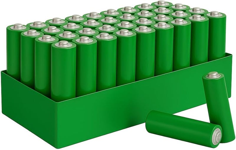 FITTO AA Batteries 60 Pack – Long-Lasting Power Alkaline Batteries for Everyday Devices, High-Performance, Reliable Shelf Life, Leak-Proof Design, Ideal for Remotes, Toys, and More - Image 1