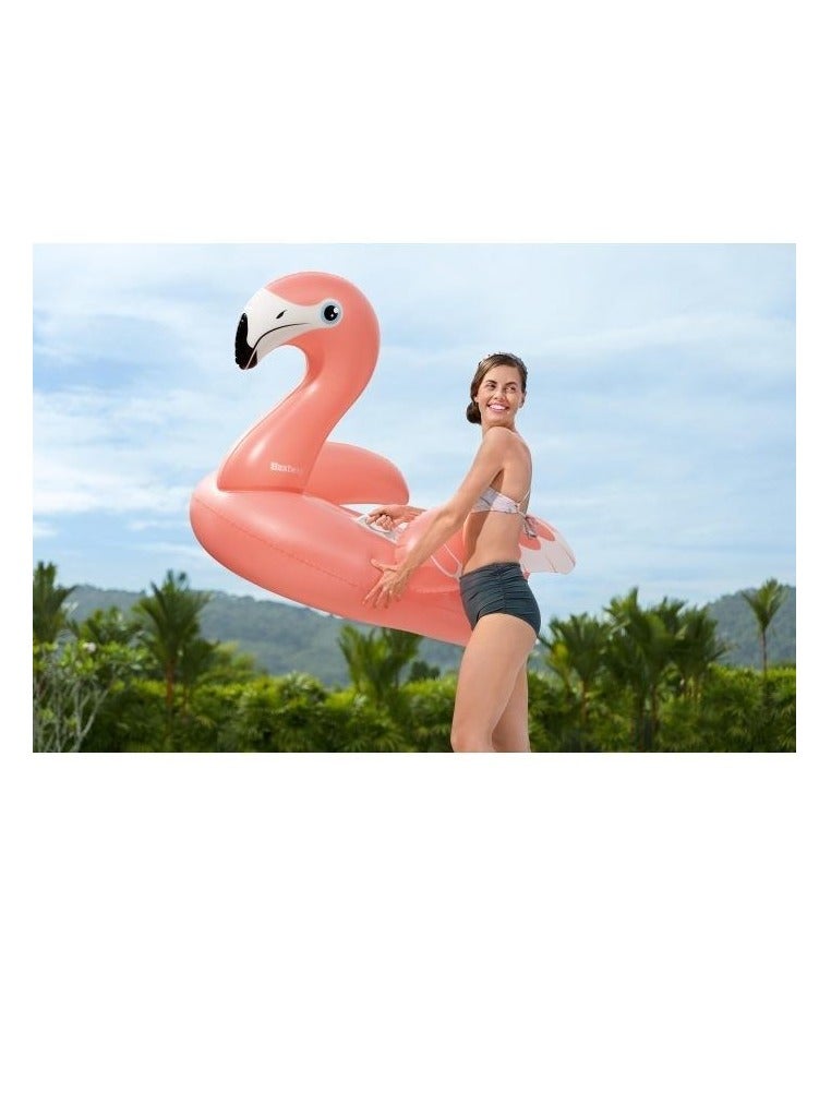 بست واي Bestway Flamingo  Inflatable Ride-On Lifebuoy for adult 1.68m x 1.20m - No:41526 - Image 3