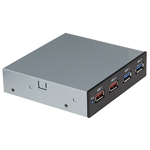 SEDNA - USB 3.0 2 Ports + USB BC 1.2 Charging 2 Ports - Floppy Bay Front Panel for Desktop PC - Image 1