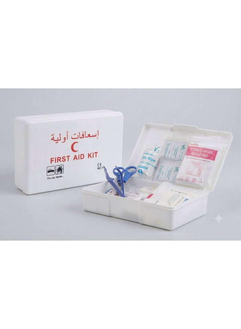WANGLE Portable First Aid Kit ,Emergency Medical Safety Kit for Car, Home, Office, Travel & Outdoor Use, Compact First Aid Box - Image 1