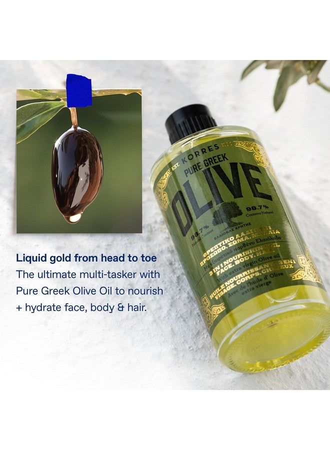 KORRES Olive 3-in-1 Nourishing Oil, 3.38 fl. oz. - Image 4