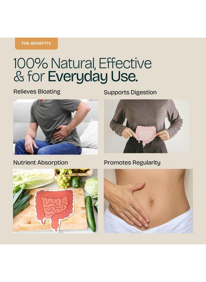 Puretive PURETIVE GUT GUARD | Stomach cleanser for Constipation, Gas & Bloating with 13 Superherbs Nutritional Mix (Sugar free) | Daily Drink | 100% Pure Vegan | Non-Habit forming I 100gms Pack of 2  - Image 2