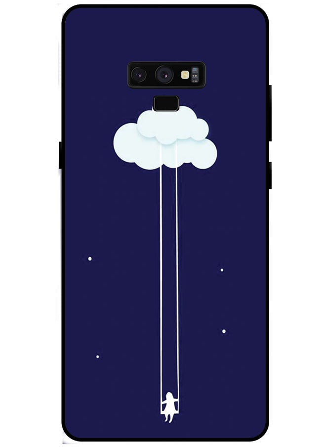 EYE CATCH Protective Case Cover For Samsung Galaxy Note 9 Smart Series Printed Protective Case Cover for Samsung Galaxy Note 9 Girl Hanging Cloud  - Image 1