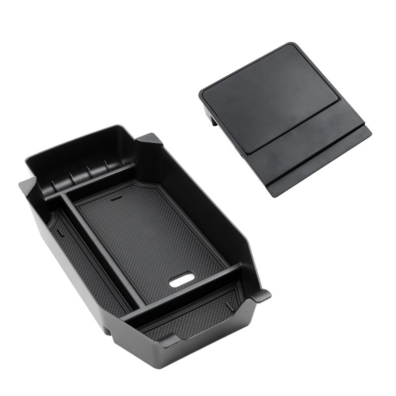 ELECFRESH 2PCS Center Console Organizer Tray for 2026 2023-2025 Honda Accord Accessories, Glove Storage Box wiht Aremrest Hidden Storage Box for Honda Accord - Image 1