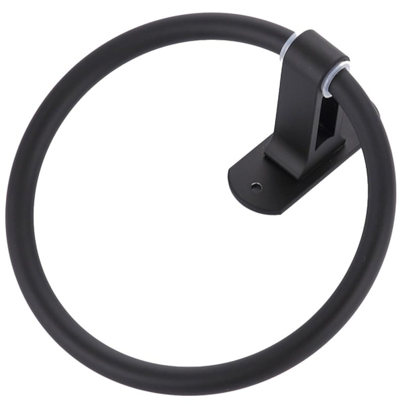 Matte Black Aluminum Wall Towel Rack for Bathroom Kitchen Home Decor - Image 2
