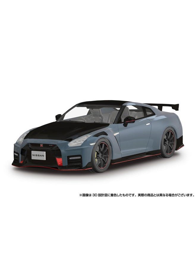 Aoshima Nissan R35 GT-R Special Edition 2022 Nismo (Stealth Gray) 1:24 Scale Model Kit - Image 4