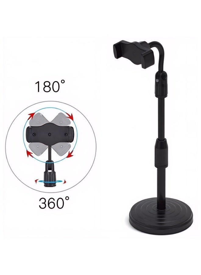 GenPro Adjustable Microphone Stand with Holder,360 Degree Rotating - Image 2