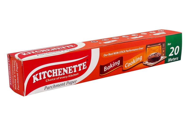 KITCHENETTE Baking and Cooking Paper | Parchment Paper - 20 Meters X 11 inch | Food Grade | - Image 1