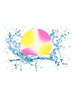 Silicone Swim Cap With High Performance Material And Hydrodynamic Shape One Size Fits All For Adults - Multi Color