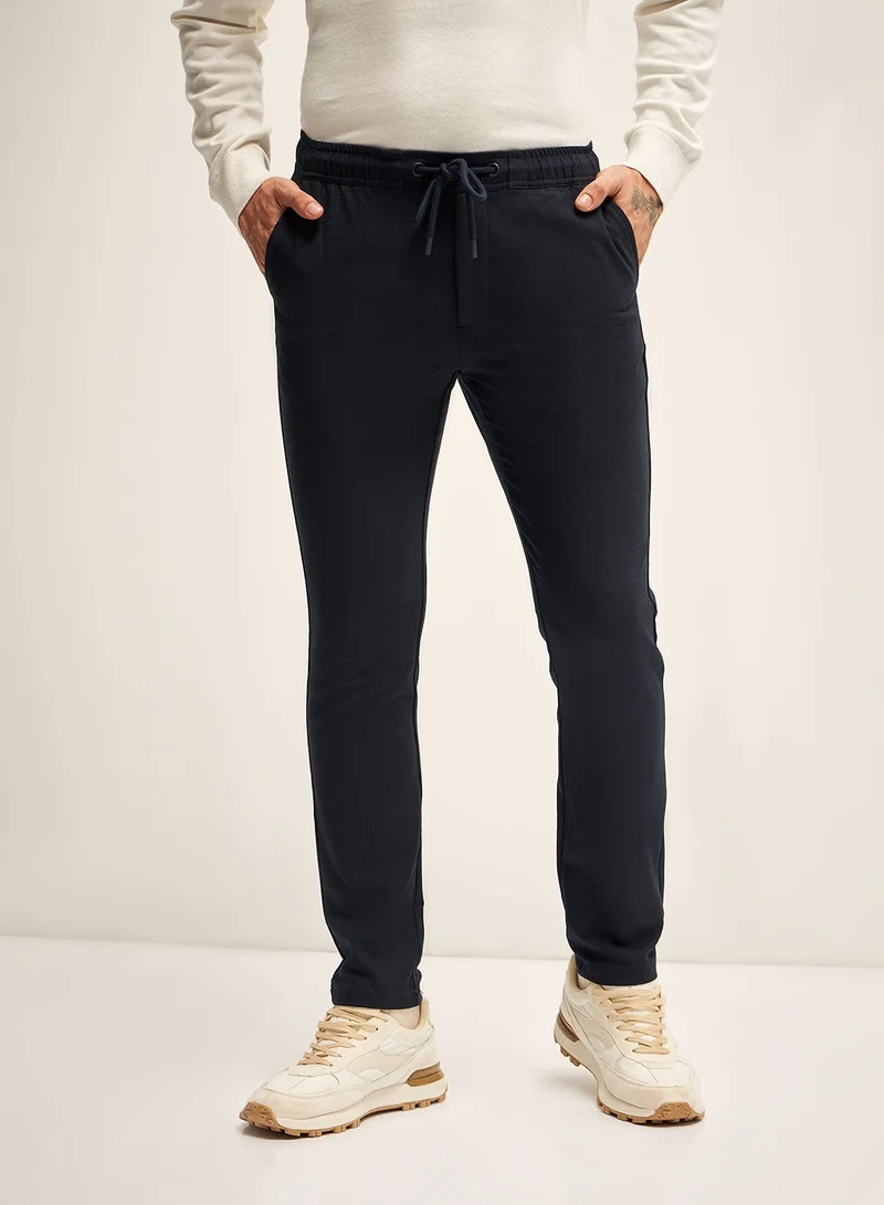 THE BEAR HOUSE Men's Casual Trousers, Stylish and Comfortable Pants for Daily Wear, Weekend Outings, Travel, and Relaxed Office Settings