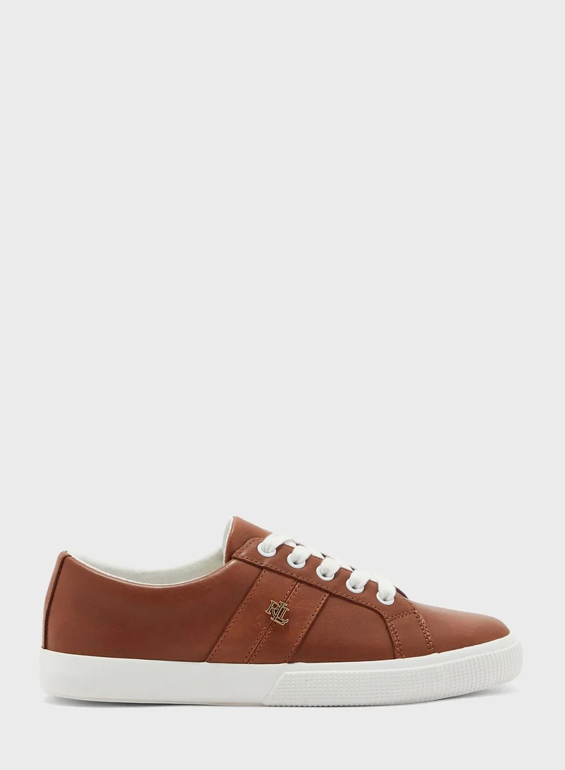 Lauren Ralph Lauren Janson Ll Vulcanized Low Top Sneakers