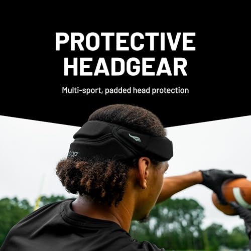 Guardian Loop SoftShell NonTackle Headband for Multiple Sports Comfortable Breathable Moisture Wicking Use for 7v7 Flag Football Field Hockey Cheerleading Black Medium - Image 3