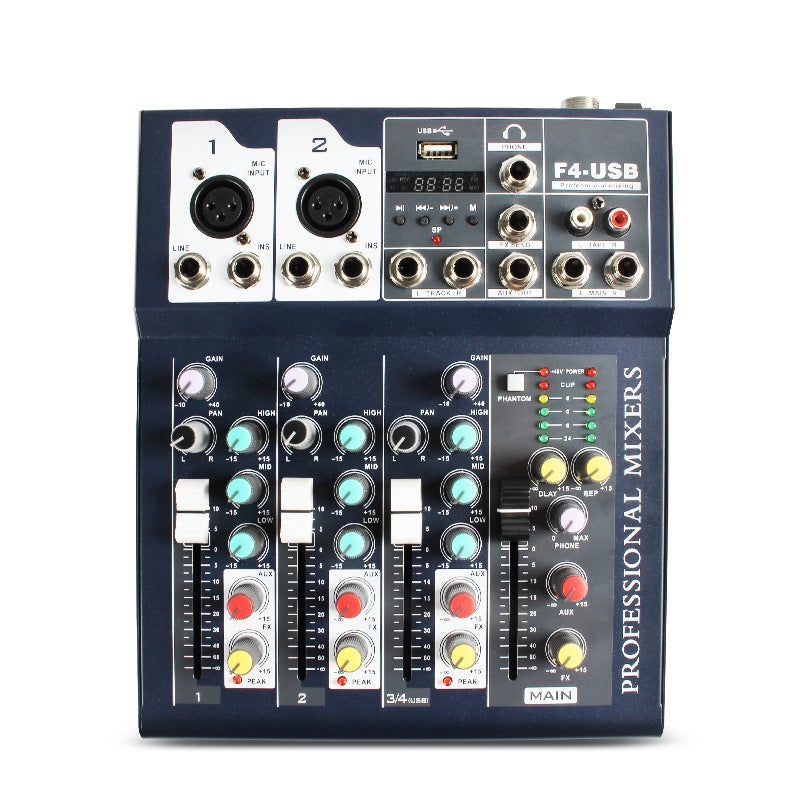 Jiy7-Channel Mixer Bluetooth Usb Mixer Dsp Computer Live Broadcast Stage Audio Dj Mixer Dedicated Monitoring - Image 5
