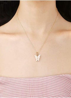 Generic Butterfly Chain Necklace Cute Jewelry (assorted color)  - Image 2